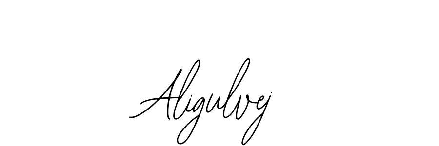 You should practise on your own different ways (Bearetta-2O07w) to write your name (Aligulvej) in signature. don't let someone else do it for you. Aligulvej signature style 12 images and pictures png