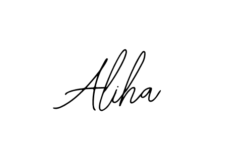 Use a signature maker to create a handwritten signature online. With this signature software, you can design (Bearetta-2O07w) your own signature for name Aliha. Aliha signature style 12 images and pictures png