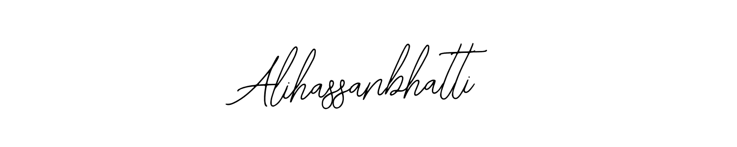 How to make Alihassanbhatti name signature. Use Bearetta-2O07w style for creating short signs online. This is the latest handwritten sign. Alihassanbhatti signature style 12 images and pictures png