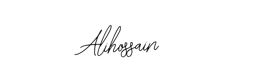 How to make Alihossain signature? Bearetta-2O07w is a professional autograph style. Create handwritten signature for Alihossain name. Alihossain signature style 12 images and pictures png