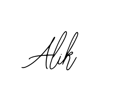 Alik stylish signature style. Best Handwritten Sign (Bearetta-2O07w) for my name. Handwritten Signature Collection Ideas for my name Alik. Alik signature style 12 images and pictures png