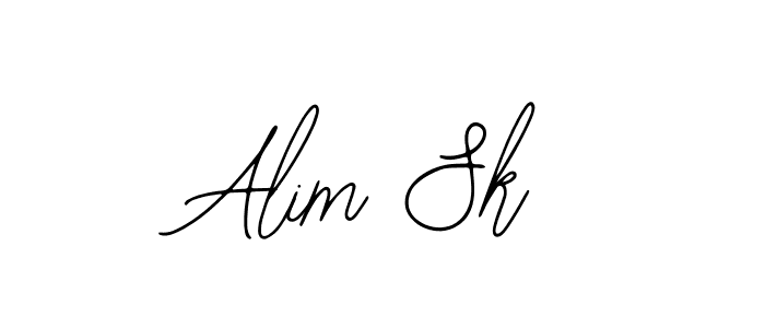 The best way (Bearetta-2O07w) to make a short signature is to pick only two or three words in your name. The name Alim Sk include a total of six letters. For converting this name. Alim Sk signature style 12 images and pictures png