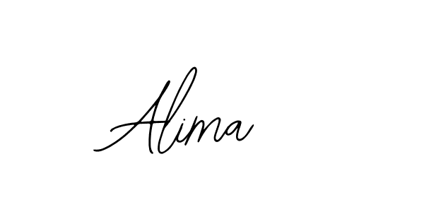 Design your own signature with our free online signature maker. With this signature software, you can create a handwritten (Bearetta-2O07w) signature for name Alima . Alima  signature style 12 images and pictures png