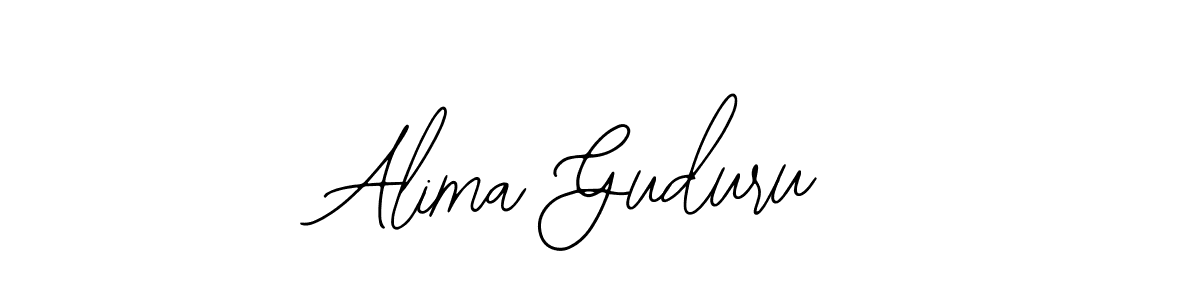 Also we have Alima Guduru name is the best signature style. Create professional handwritten signature collection using Bearetta-2O07w autograph style. Alima Guduru signature style 12 images and pictures png