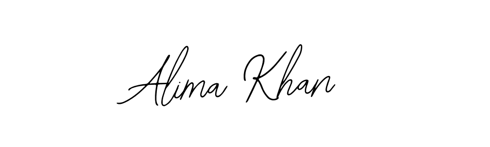 Use a signature maker to create a handwritten signature online. With this signature software, you can design (Bearetta-2O07w) your own signature for name Alima Khan. Alima Khan signature style 12 images and pictures png