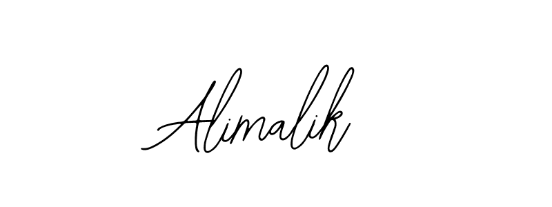 How to make Alimalik name signature. Use Bearetta-2O07w style for creating short signs online. This is the latest handwritten sign. Alimalik signature style 12 images and pictures png