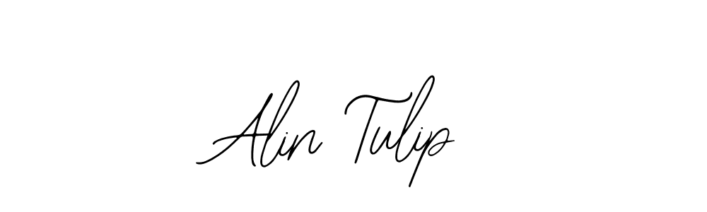 How to make Alin Tulip name signature. Use Bearetta-2O07w style for creating short signs online. This is the latest handwritten sign. Alin Tulip signature style 12 images and pictures png