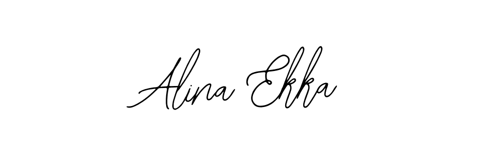 Use a signature maker to create a handwritten signature online. With this signature software, you can design (Bearetta-2O07w) your own signature for name Alina Ekka. Alina Ekka signature style 12 images and pictures png
