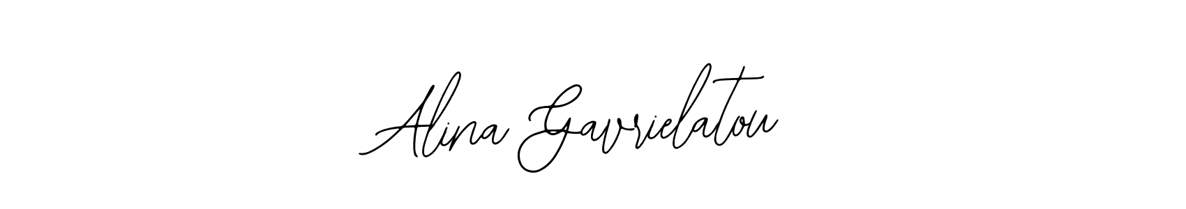 How to make Alina Gavrielatou signature? Bearetta-2O07w is a professional autograph style. Create handwritten signature for Alina Gavrielatou name. Alina Gavrielatou signature style 12 images and pictures png