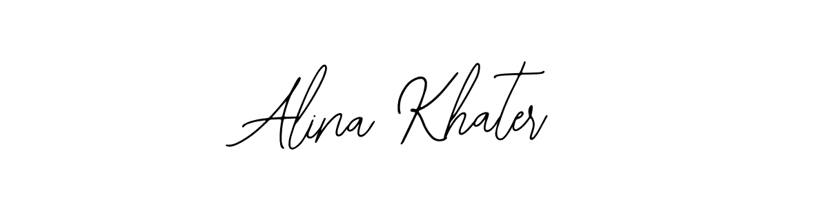 Make a beautiful signature design for name Alina Khater. With this signature (Bearetta-2O07w) style, you can create a handwritten signature for free. Alina Khater signature style 12 images and pictures png