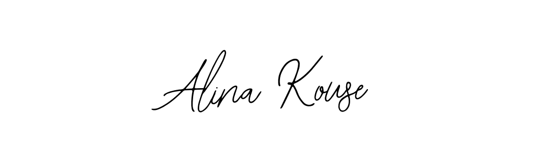 Bearetta-2O07w is a professional signature style that is perfect for those who want to add a touch of class to their signature. It is also a great choice for those who want to make their signature more unique. Get Alina Kouse name to fancy signature for free. Alina Kouse signature style 12 images and pictures png