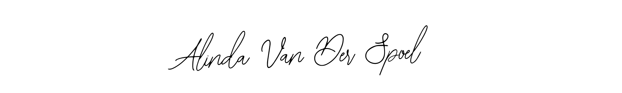 Alinda Van Der Spoel stylish signature style. Best Handwritten Sign (Bearetta-2O07w) for my name. Handwritten Signature Collection Ideas for my name Alinda Van Der Spoel. Alinda Van Der Spoel signature style 12 images and pictures png