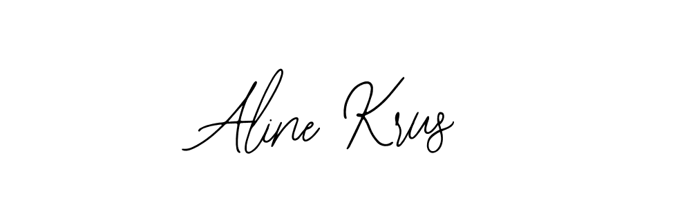 Use a signature maker to create a handwritten signature online. With this signature software, you can design (Bearetta-2O07w) your own signature for name Aline Krus. Aline Krus signature style 12 images and pictures png