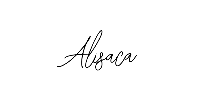 You should practise on your own different ways (Bearetta-2O07w) to write your name (Alisaca) in signature. don't let someone else do it for you. Alisaca signature style 12 images and pictures png