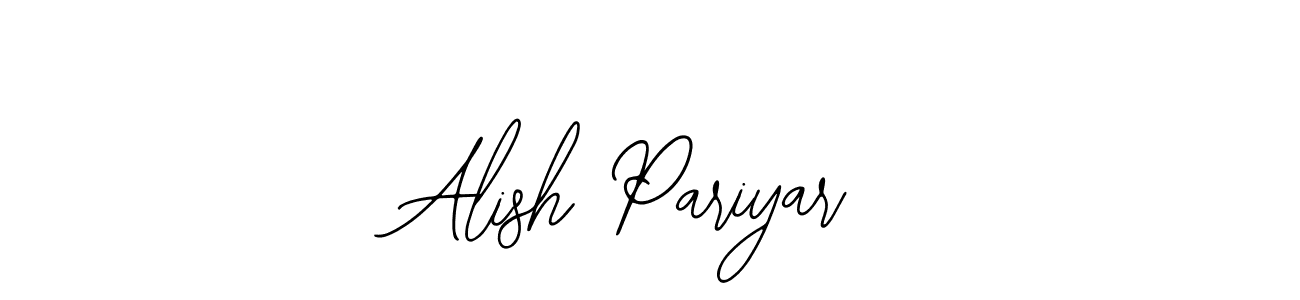 How to Draw Alish Pariyar signature style? Bearetta-2O07w is a latest design signature styles for name Alish Pariyar. Alish Pariyar signature style 12 images and pictures png