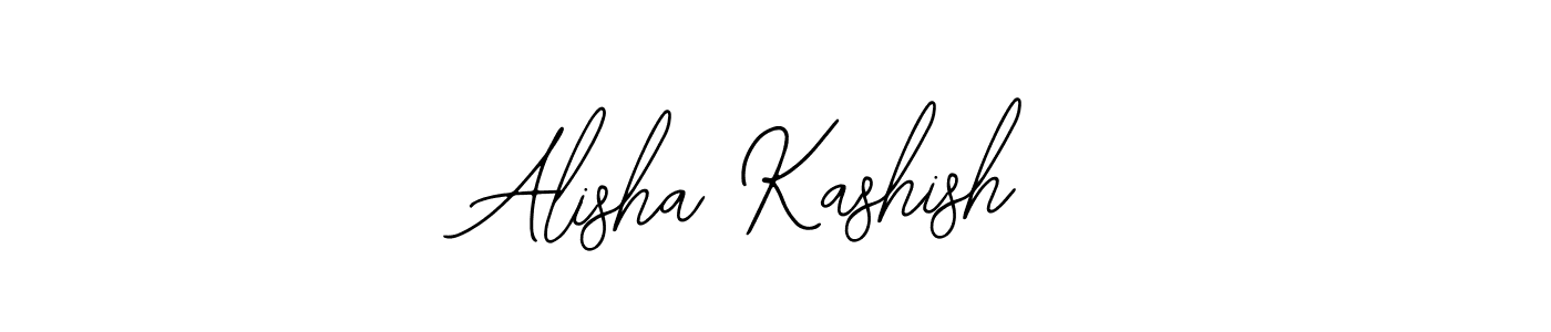 Bearetta-2O07w is a professional signature style that is perfect for those who want to add a touch of class to their signature. It is also a great choice for those who want to make their signature more unique. Get Alisha Kashish name to fancy signature for free. Alisha Kashish signature style 12 images and pictures png