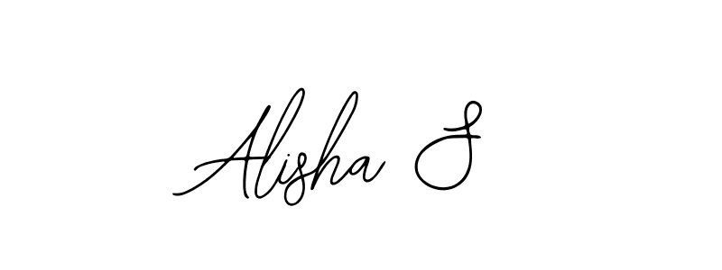 Also You can easily find your signature by using the search form. We will create Alisha S name handwritten signature images for you free of cost using Bearetta-2O07w sign style. Alisha S signature style 12 images and pictures png