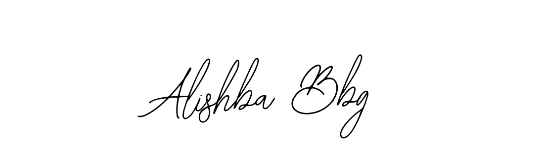 if you are searching for the best signature style for your name Alishba Bbg. so please give up your signature search. here we have designed multiple signature styles  using Bearetta-2O07w. Alishba Bbg signature style 12 images and pictures png