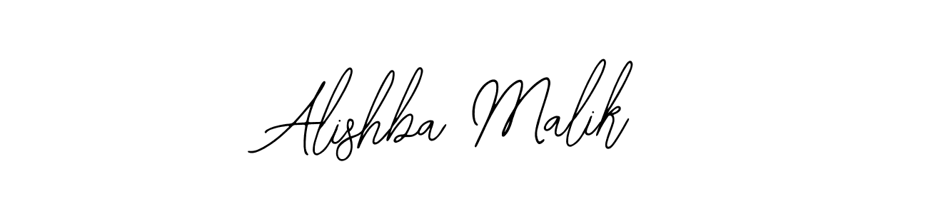 Bearetta-2O07w is a professional signature style that is perfect for those who want to add a touch of class to their signature. It is also a great choice for those who want to make their signature more unique. Get Alishba Malik name to fancy signature for free. Alishba Malik signature style 12 images and pictures png