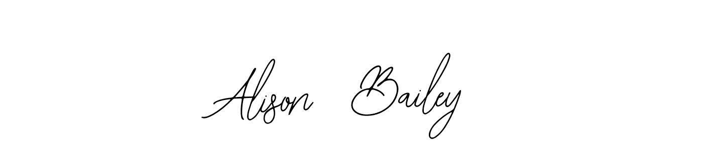 if you are searching for the best signature style for your name Alison  Bailey. so please give up your signature search. here we have designed multiple signature styles  using Bearetta-2O07w. Alison  Bailey signature style 12 images and pictures png