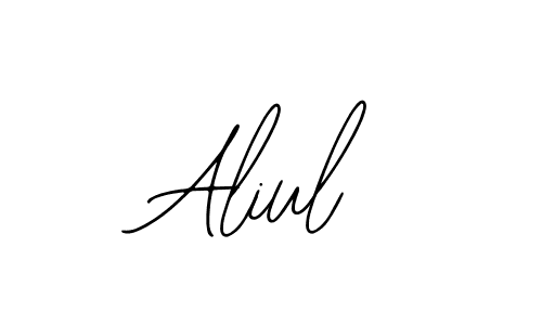 How to make Aliul signature? Bearetta-2O07w is a professional autograph style. Create handwritten signature for Aliul name. Aliul signature style 12 images and pictures png