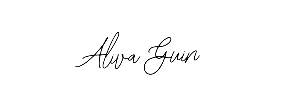 The best way (Bearetta-2O07w) to make a short signature is to pick only two or three words in your name. The name Aliva Guin include a total of six letters. For converting this name. Aliva Guin signature style 12 images and pictures png