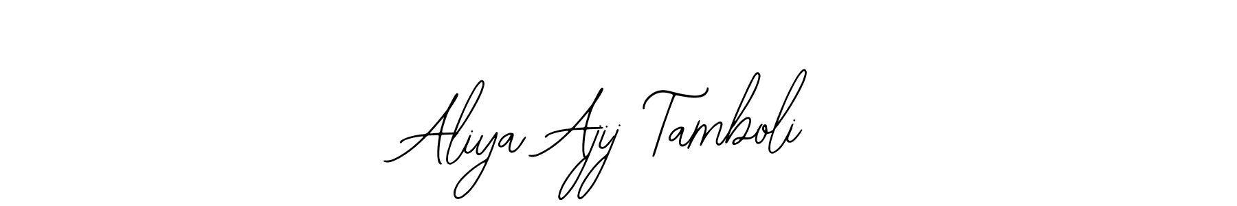 See photos of Aliya Ajij Tamboli official signature by Spectra . Check more albums & portfolios. Read reviews & check more about Bearetta-2O07w font. Aliya Ajij Tamboli signature style 12 images and pictures png