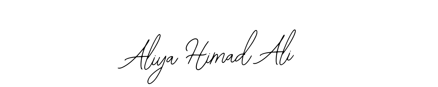 Design your own signature with our free online signature maker. With this signature software, you can create a handwritten (Bearetta-2O07w) signature for name Aliya Himad Ali. Aliya Himad Ali signature style 12 images and pictures png