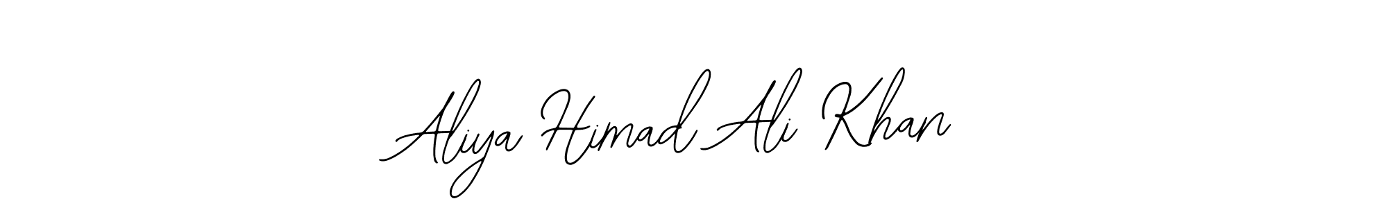 if you are searching for the best signature style for your name Aliya Himad Ali Khan. so please give up your signature search. here we have designed multiple signature styles  using Bearetta-2O07w. Aliya Himad Ali Khan signature style 12 images and pictures png