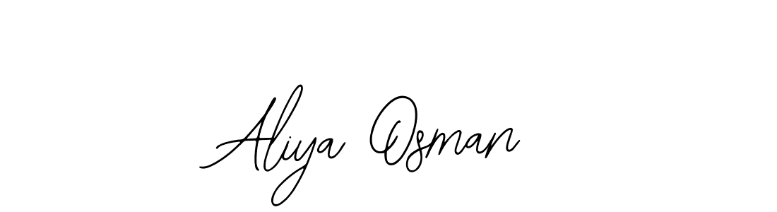 if you are searching for the best signature style for your name Aliya Osman. so please give up your signature search. here we have designed multiple signature styles  using Bearetta-2O07w. Aliya Osman signature style 12 images and pictures png