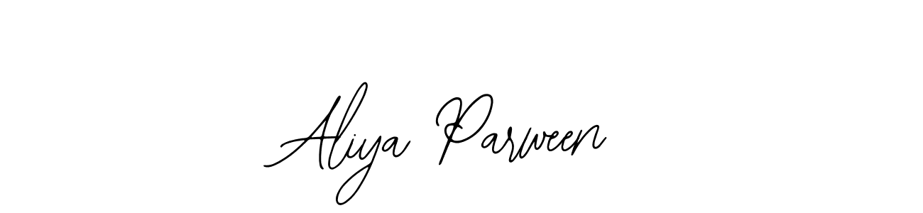 if you are searching for the best signature style for your name Aliya Parween. so please give up your signature search. here we have designed multiple signature styles  using Bearetta-2O07w. Aliya Parween signature style 12 images and pictures png