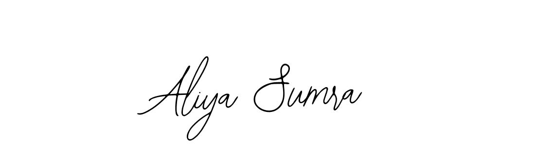Aliya Sumra stylish signature style. Best Handwritten Sign (Bearetta-2O07w) for my name. Handwritten Signature Collection Ideas for my name Aliya Sumra. Aliya Sumra signature style 12 images and pictures png