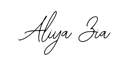 Designed for modern professionals: Aliya Zia name signature crafted with Bearetta-2O07w script. Ready for digital PDF workflows. Aliya Zia signature style 12 images and pictures png