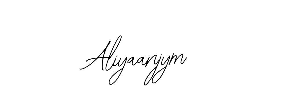 Similarly Bearetta-2O07w is the best handwritten signature design. Signature creator online .You can use it as an online autograph creator for name Aliyaanjym. Aliyaanjym signature style 12 images and pictures png