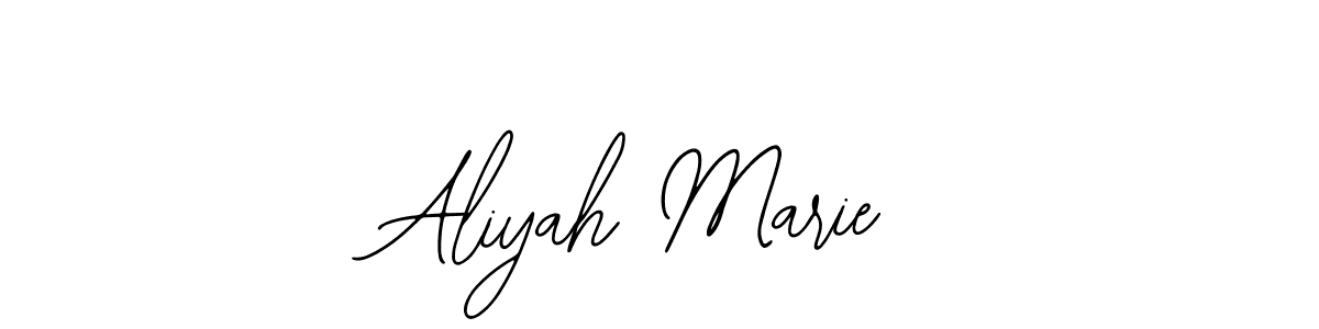 The best way (Bearetta-2O07w) to make a short signature is to pick only two or three words in your name. The name Aliyah Marie include a total of six letters. For converting this name. Aliyah Marie signature style 12 images and pictures png