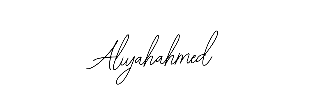 You should practise on your own different ways (Bearetta-2O07w) to write your name (Aliyahahmed) in signature. don't let someone else do it for you. Aliyahahmed signature style 12 images and pictures png