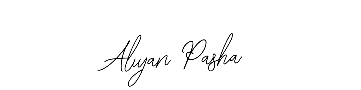 Design your own signature with our free online signature maker. With this signature software, you can create a handwritten (Bearetta-2O07w) signature for name Aliyan Pasha. Aliyan Pasha signature style 12 images and pictures png