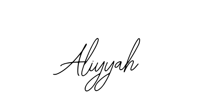 The best way (Bearetta-2O07w) to make a short signature is to pick only two or three words in your name. The name Aliyyah include a total of six letters. For converting this name. Aliyyah signature style 12 images and pictures png