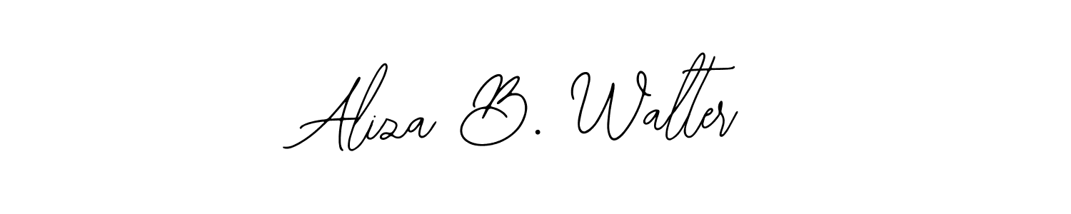 Create a beautiful signature design for name Aliza B. Walter. With this signature (Bearetta-2O07w) fonts, you can make a handwritten signature for free. Aliza B. Walter signature style 12 images and pictures png