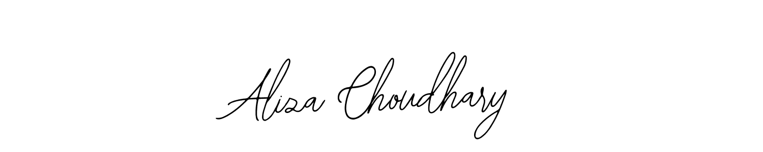 How to make Aliza Choudhary signature? Bearetta-2O07w is a professional autograph style. Create handwritten signature for Aliza Choudhary name. Aliza Choudhary signature style 12 images and pictures png