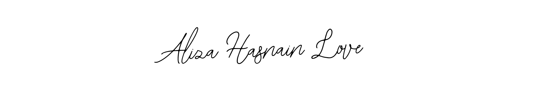 Design your own signature with our free online signature maker. With this signature software, you can create a handwritten (Bearetta-2O07w) signature for name Aliza Hasnain Love. Aliza Hasnain Love signature style 12 images and pictures png