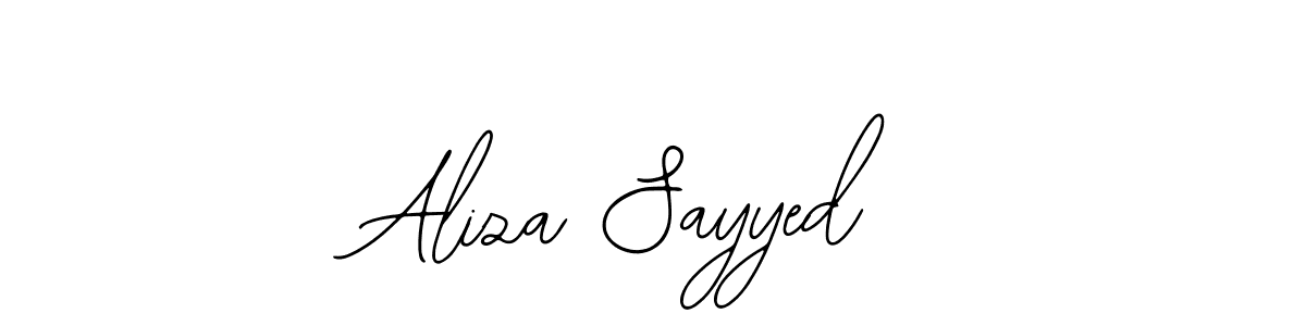 Also You can easily find your signature by using the search form. We will create Aliza Sayyed name handwritten signature images for you free of cost using Bearetta-2O07w sign style. Aliza Sayyed signature style 12 images and pictures png