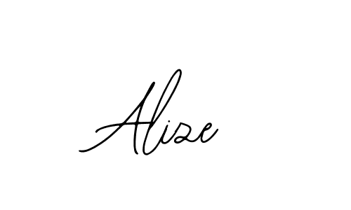 Design your own signature with our free online signature maker. With this signature software, you can create a handwritten (Bearetta-2O07w) signature for name Alize. Alize signature style 12 images and pictures png