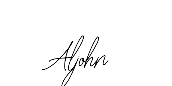 Also we have Aljohn name is the best signature style. Create professional handwritten signature collection using Bearetta-2O07w autograph style. Aljohn signature style 12 images and pictures png