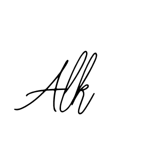 Use a signature maker to create a handwritten signature online. With this signature software, you can design (Bearetta-2O07w) your own signature for name Alk. Alk signature style 12 images and pictures png