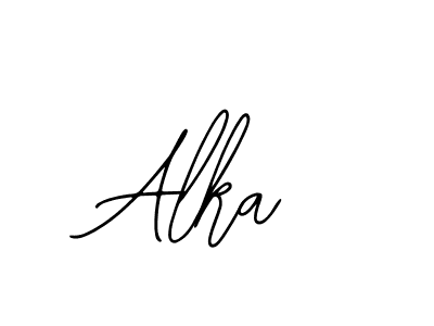 How to make Alka signature? Bearetta-2O07w is a professional autograph style. Create handwritten signature for Alka name. Alka signature style 12 images and pictures png