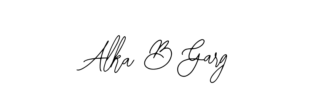 Also You can easily find your signature by using the search form. We will create Alka B Garg name handwritten signature images for you free of cost using Bearetta-2O07w sign style. Alka B Garg signature style 12 images and pictures png