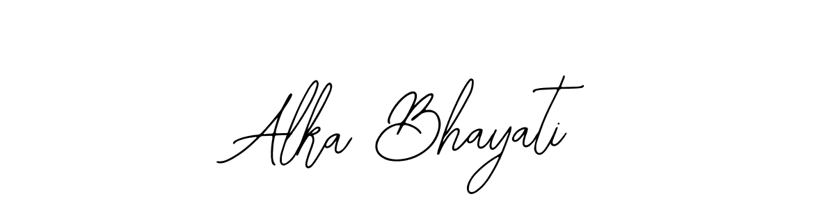 Make a beautiful signature design for name Alka Bhayati. With this signature (Bearetta-2O07w) style, you can create a handwritten signature for free. Alka Bhayati signature style 12 images and pictures png