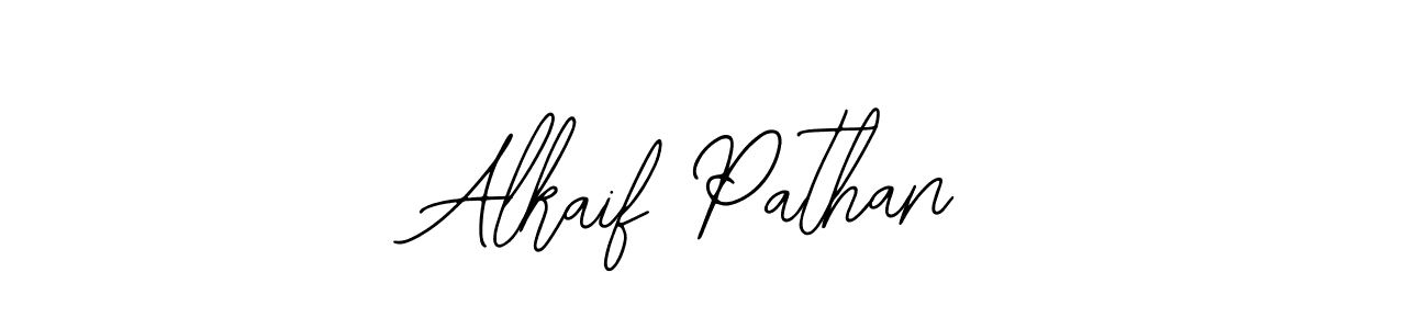 Similarly Bearetta-2O07w is the best handwritten signature design. Signature creator online .You can use it as an online autograph creator for name Alkaif Pathan. Alkaif Pathan signature style 12 images and pictures png