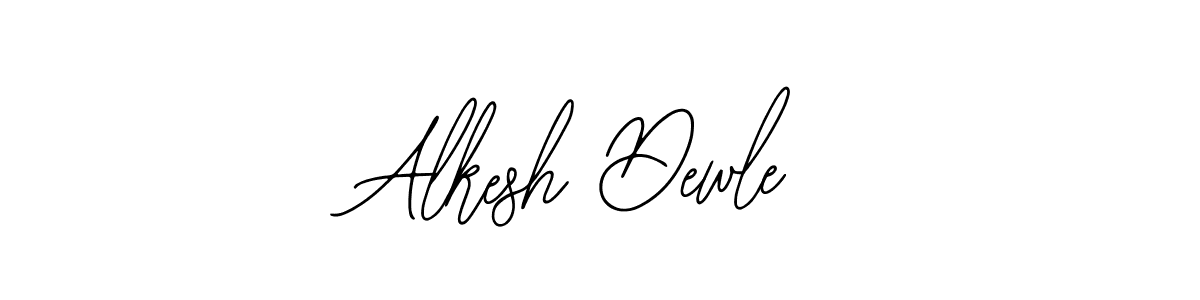 How to make Alkesh Dewle name signature. Use Bearetta-2O07w style for creating short signs online. This is the latest handwritten sign. Alkesh Dewle signature style 12 images and pictures png